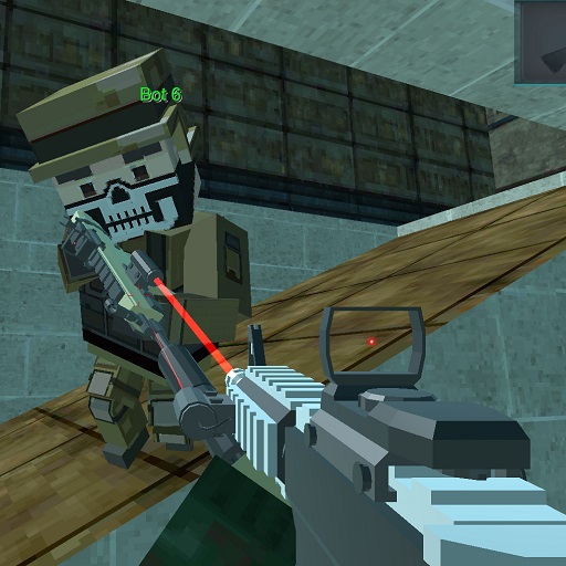 Blocky combat Shooting Arena 3D Pixel Free Online Game